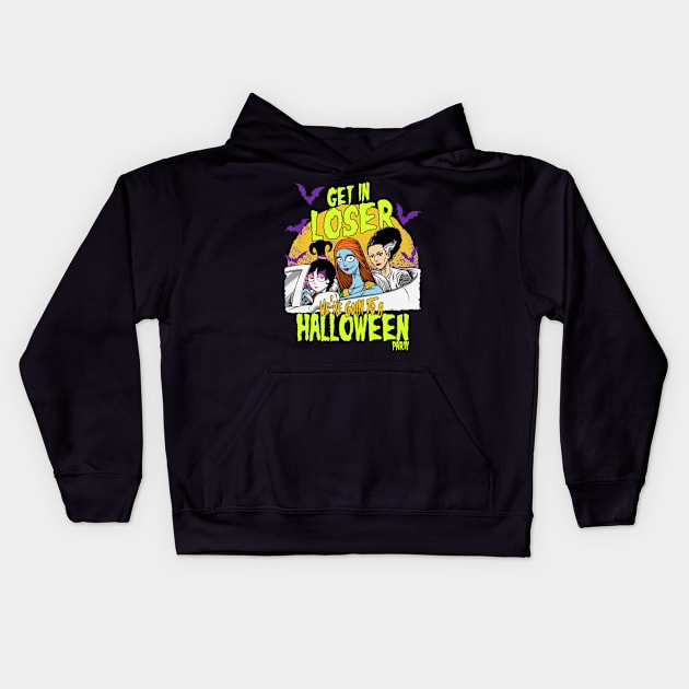 Halloween Party Kids Hoodie by joerock